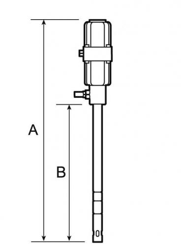 Pompe à main pour huile / graisse Fût de 60 L / 50 kg - Alentec & Orion AB