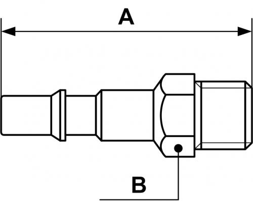 Adaptateur fileté 3/4 - filetage de fût cylindrique G 3/4 -  Echantillonneurs, pompes vide-fût, fournitures pour laboratoire,  distributeurs - Bürkle GmbH