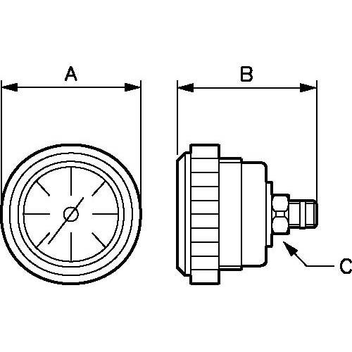 Micromètre Conception Icône Vecteur Plat Jauge étrier échelle Instrument  Isolé